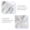 ALAZA White Marble with A Hint of Black Pattern Bath Towels Set 3 Piece 1 Bathroom Towels 1 Hand Towel 1 Washcloth Soft Luxury Face Towel for Beach Bathroom Decor view 4