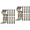 20 Pcs Curtain Rod Curtains Holders Curtain Bracket Gold Curtain Hooks Curtain Tieback Hooks Wall Drapery Hanging Holder Iron Drapery Rod Brackets/As Shown 1 * 2Pcs/10 * 4.7Cm*2Pcs view 1