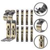 20 Pcs Curtain Rod Curtains Holders Curtain Bracket Gold Curtain Hooks Curtain Tieback Hooks Wall Drapery Hanging Holder Iron Drapery Rod Brackets/As Shown 1 * 2Pcs/10 * 4.7Cm*2Pcs view 2