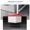 Adjustable Storage Rack for Drum Washing Machine - Space-Saving Shelf Organizer with Non-Slip Feet for Small Bathrooms - Freestanding Unit Over Washer view 3