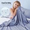 Cooling Blanket for Hot Sleepers, Summer Lightweight Cool Throw Thin Blankets,Comfortable Seepers Cooling Blanket (Pink,60 * 80inchs) view 2