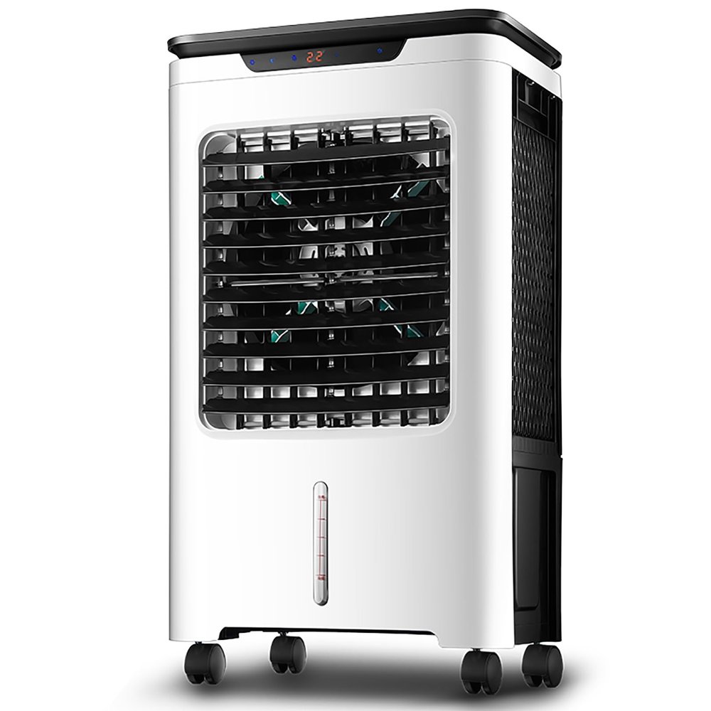 Portable Evaporative Coolers Swamp Cooler Mobile without Hose Leafless Conditioning Fan Refrigeration Fan Humidification(108x50x37 cm/43x20x15 in)