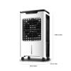Portable Evaporative Coolers Swamp Cooler Mobile without Hose Leafless Conditioning Fan Refrigeration Fan Humidification(108x50x37 cm/43x20x15 in) view 3
