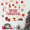 Mfault Merry Christmas Balls Wall Decals Stickers, Xmas Gifts Gold view 1