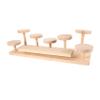 Beaupretty Small Wooden Display Stand, Multi Tier Perfume Organizer Rack view 1