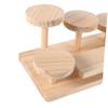 Beaupretty Small Wooden Display Stand, Multi Tier Perfume Organizer Rack view 3