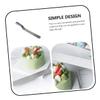 BRIGHTFUFU Stainless Steel Butter Spatula Icing Spatula for Cake Baking Kitchen Tools and Accessories view 3