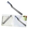 BRIGHTFUFU Stainless Steel Butter Spatula Icing Spatula for Cake Baking Kitchen Tools and Accessories view 4
