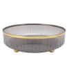360 Degree Rotating Condiment Snack Organizer, Plastic Detachable Turntable Organizer, Easy to Clean and Space Saving, Generous Storage Capacity, Stylish Design for Kitchen Cabinet view 1