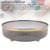 360 Degree Rotating Condiment Snack Organizer, Plastic Detachable Turntable Organizer, Easy to Clean and Space Saving, Generous Storage Capacity, Stylish Design for Kitchen Cabinet view 2
