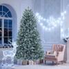 DWVO Prelit Christmas Tree 6ft, Colorado Blue Spruce Atificial Christmas Tree with 450 Cold LED Lights Includes Metal Stand, Green Full Xmas Trees with 880 Metal Hinged Branch Tips, for Home Party view 4