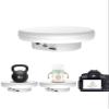 6.3 inch / 4.4LBS Load, 360 Degree Electronic Turntable Display Stand for Photography Products (16CM White) view 1