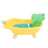 Healifty 1Pc Cute Cartoon Dinosaur Soap Dish Plastic Bathtub Shape Soap Case with Drainage Design for Bathroom Decor Keeps Soap Dry and Clean Fun Animal Design for Washbasin view 1