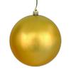 4 in. Copper & Gold Shiny Ball Ornament with UV Drilled 6 per Bag view 1