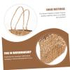 Ciieeo 1Pc Handheld Decorative Basket Woven Straw Storage Basket for Home Decor for Flower Arrangement Sundries Storage Fine Craftsmanship with Natural Texture view 3
