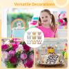 27 Mini Crowns, Glitter Metal Tiaras For Cake Toppers, Bouquets, Weddings, Parties, 3 Distinct Designs view 4