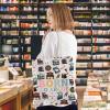 WZMPA Lawyer Tote Bag Justice Appreciation Gift Law Graduation Reusable Grocery Bag Lawyer Merchandise (BORN ARGUE-T) view 3