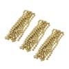 Cabilock 3Pcs Golden Bead Chain Hanging Ornament Unique Christmas Tree Decor for Xmas Party Lightweight Plated Beads for Ceiling Window Wall Decoration Reusable Holiday view 1