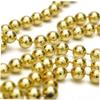 Cabilock 3Pcs Golden Bead Chain Hanging Ornament Unique Christmas Tree Decor for Xmas Party Lightweight Plated Beads for Ceiling Window Wall Decoration Reusable Holiday view 4