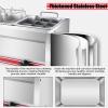 Commercial and Household Deep Fryer for Restaurants, Supermarkets, and Home Use for Frying Chips, Onion Rings, Chicken Nuggets view 4