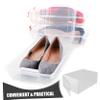 HOLIDYOYO 6Pcs Transparent Shoe Storage Organizer Boxes Stackable Clear Shoe Containers for Closet Material with High Transparency for Easy Visibility and Family Use view 3