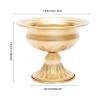 10Pcs Gold Vases for Centerpieces,4.72'' Metal Planter Elegant Wedding Centerpieces Vase for Wedding Party Decoration,Vases Flower Holder for Anniversary Ceremony,Complete Set view 3