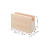 NUOBESTY 4Pcs Wooden Furniture Risers for Bed Desk Sofa Legs Heavy Duty Risers to Increase Height Create Storage Space Easy Installation for Bedroom Living Room Office view 2