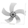 DIYEAH Replacement Plastic Fan Blade for Household Table Fans Blade Design and Easy to Install Compatible with Standing Pedestal Fans Smooth Edges for view 2