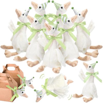 Halloscume 16 Set 11.8inch One Silly Goose Stuffed Animal, Fresh, Green