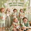 Halloscume 16 Set 11.8inch One Silly Goose Stuffed Animal, Fresh, Green view 3
