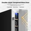 Yeego Wine Fridge Cooler - 7 Bottles Wine Cooler, 40-65F Wine Refrigerator Glass Door, Built in, Freestanding or Under Counter Fridge for Home Bar Office view 4