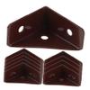 DIYEAH 10pcs Metal Angle Brackets for Bed Frame Connectors Steel Bracket Corners Easy Install view 1