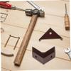 DIYEAH 10pcs Metal Angle Brackets for Bed Frame Connectors Steel Bracket Corners Easy Install view 2