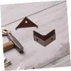 DIYEAH 10pcs Metal Angle Brackets for Bed Frame Connectors Steel Bracket Corners Easy Install view 3
