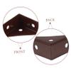 DIYEAH 10pcs Metal Angle Brackets for Bed Frame Connectors Steel Bracket Corners Easy Install view 4