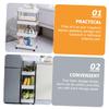 4 Tier Slim Storage Cart with Wheels for Small Spaces Xmas view 3