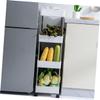 4 Tier Slim Storage Cart with Wheels for Small Spaces Xmas view 4