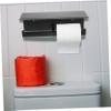 KALLORY Wall Mounted Paper Towel Holder Paper Towel Rack Over The Door Toilet Tissue Dispenser for Bathroom and Kitchen Durable and Easy to Install Stylish Design view 4