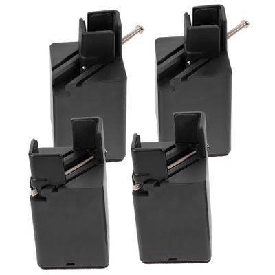 Balacoo 4Pcs Adjustable Furniture Risers for Table Legs Bed Lifts Chair Support Heightening Foot Pads for Versatile Use Easy Installation Reliable Furniture Support
