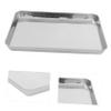 Unomor Multipurpose Stainless Steel Steaming Plate Flat Bottom Tray for Bbq Home Cooking and Steamed Dishes Easy to Clean Safe for Ovens and Outdoor Use view 2
