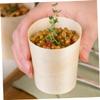ABOOFAN 50Pcs Wooden Cups Rustic Style Wood Containers for Food Drinks and Items Versatile Wood Mugs for Parties and Events view 4
