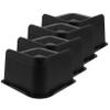 Lurrose 4pcs Furniture Risers Rubber Bed Lift Blocks for Dressers view 1