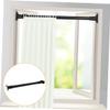 ABOOFAN 2Pcs Tension Curtain Rod No Drill Heavy Duty Closet Rod for Multi Use Fits Stylish and Versatile Design for Curtains Clothes and More view 3