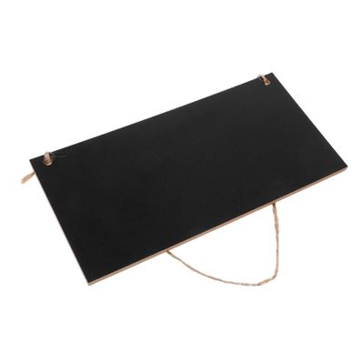 TEHAUX Hanging Chalkboard Sign Dry Erase Board for Wall Single Sided Blackboard Pendant for Events Restaurants and Home Decor