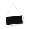 TEHAUX Hanging Chalkboard Sign Dry Erase Board for Wall Single Sided Blackboard Pendant for Events Restaurants and Home Decor view 2