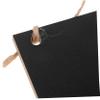 TEHAUX Hanging Chalkboard Sign Dry Erase Board for Wall Single Sided Blackboard Pendant for Events Restaurants and Home Decor view 3