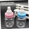 FELTECHELECTR 24Pcs Shower Candy Bottles Feeder Shape Favor Containers for Birthday and Gender Reveal Parties Cute and Adorable Candy Box Each view 3