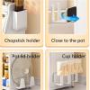 Multifunctional Countertop Spice Storage Cabinet Spice Holder helf Kitchen Organizer for Home Restaurant Long-Lasting(White,40cm/15.7in) view 4