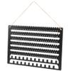 Holibanna Wooden Wall Jewelry Organizer Black for Earrings and Necklaces view 1