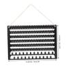 Holibanna Wooden Wall Jewelry Organizer Black for Earrings and Necklaces view 2